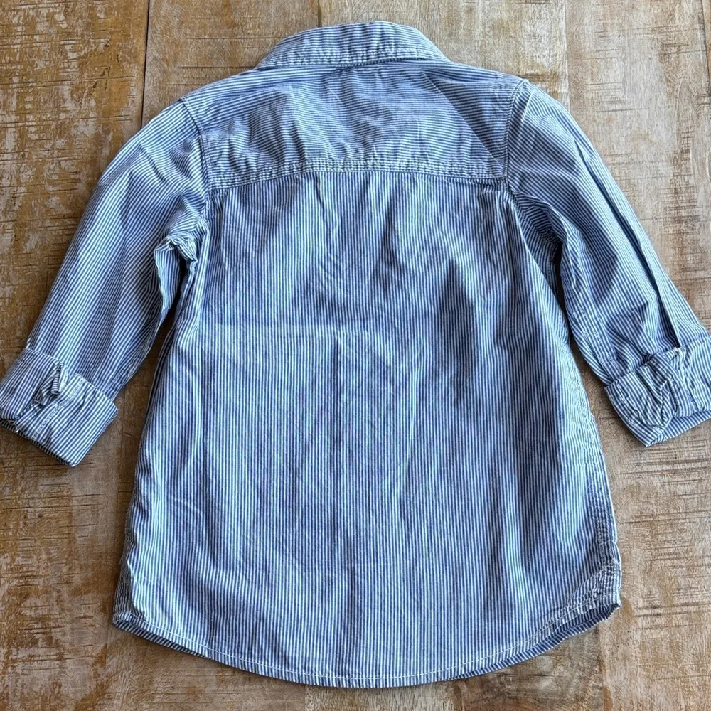 NWT Oshkosh Boys Striped Shirt size 6